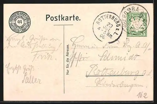 AK Nürnberg, Bayerische Jubiläums-Landes-Ausstellung 1906, Haupt-Industriegebäude