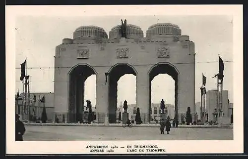 AK Antwerpen, Wereldtentoonstelling 1930, De Triomfboog