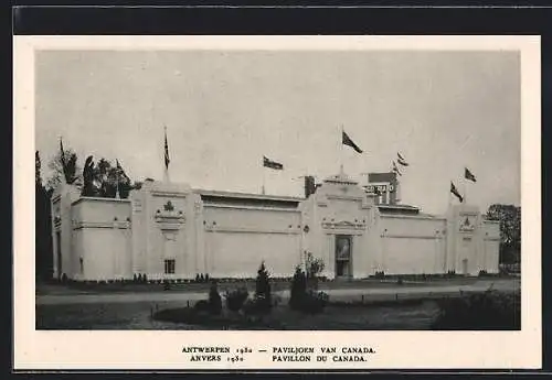 AK Antwerpen / Anvers, Exposition 1930, Pavillon du Canada, Ausstellung