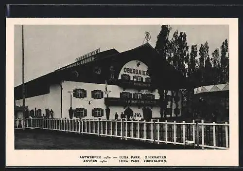 AK Wereldtentoonstelling Antwerpen 1930, Luna Park Oberbaiern