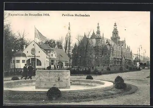 AK Bruxelles, Exposition de Bruxelles 1910, Pavillon Hollandais