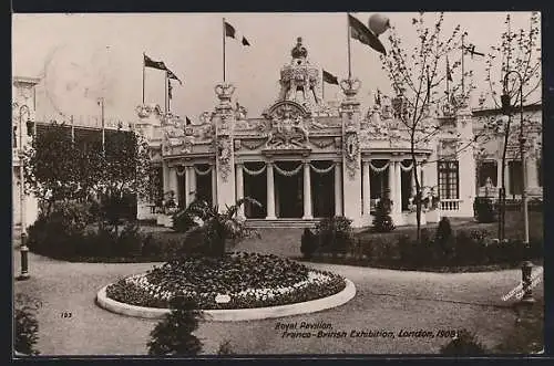 AK London, Franco-British Exposition 1908, Royal Pavilion