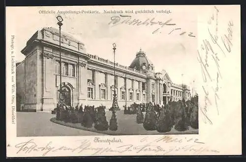 AK Düsseldorf, Düsseldorfer Ausstellung 1902, Kunstpalast