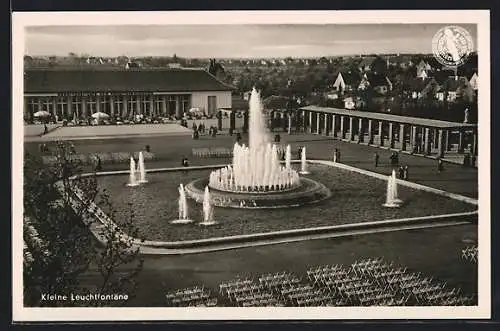 AK Düsseldorf, Grosse Reichsausstellung, 1937, Kleine Leuchtfontäne