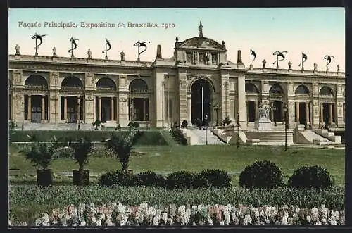 AK Bruxelles, Exposition 1910, Facade Principale