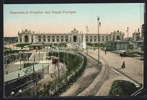 AK Bruxelles, Exposition Universelle 1910, Facade Principale