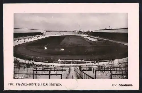 AK London, The Franco-British Exhibition 1908, The Stadium