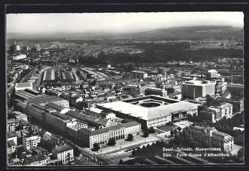 AK Basel, Schweizer Mustermesse 1963, Messegelände