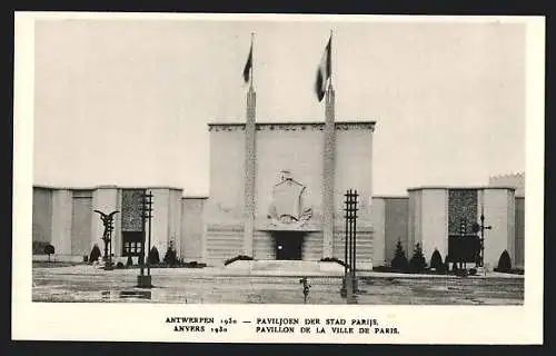 AK Anvers, Exposition Internationale 1930, Ausstellung-Pavillon de la Ville de Paris