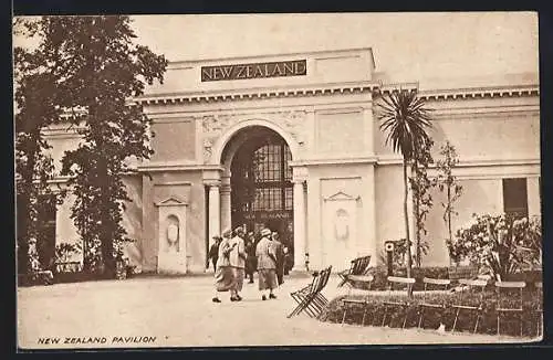 AK London, British Empire Exhibiton 1924, New Zealand Pavilion