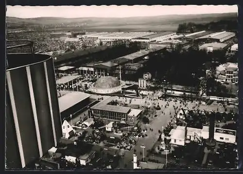 AK Hannover, Messe, Blick vom Hermes-Turm