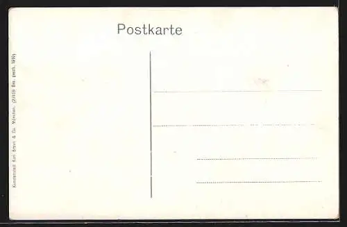 AK Darmstadt, Luisenplatz mit Denkmal aus der Vogelschau