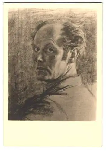 Fotografie Hans Höhne, Dresden, Portrait Maler Felix Funk