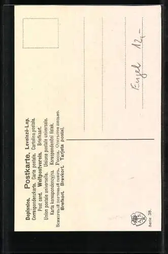 AK Engel drehen an der Uhr vom Glockenturm