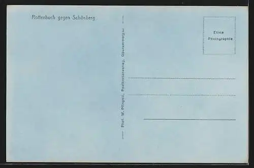 AK Rottenbuch / Ammer, Ortsansicht gegen Schönberg