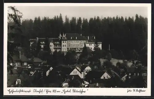 AK Oberhof / Thüringen, Hotel Wünscher