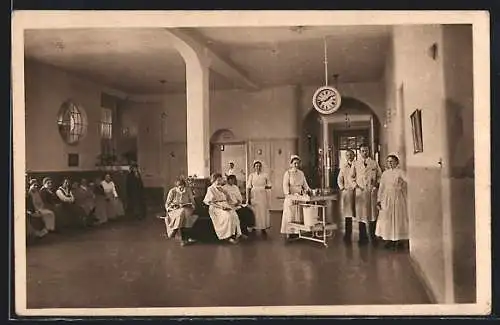 AK München, Frauenabteilung, Rotes Kreuz, Krankenhaus des III. Ordens