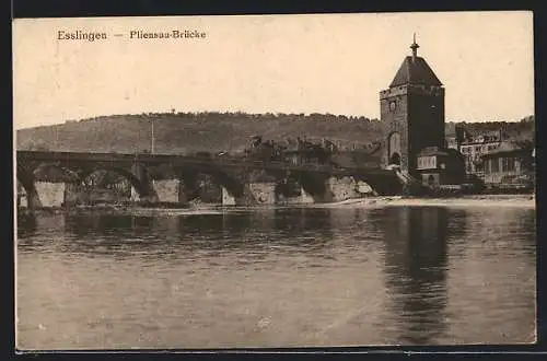 AK Esslingen / Neckar, Pliensau-Brücke