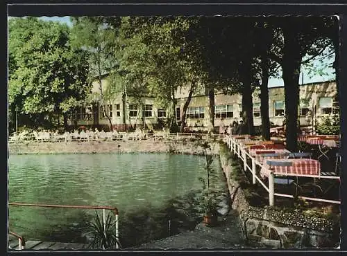 AK Kapellen / Moers, Hotel Haus Silbersee