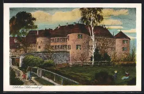 AK Schorndorf / Württ., Schloss