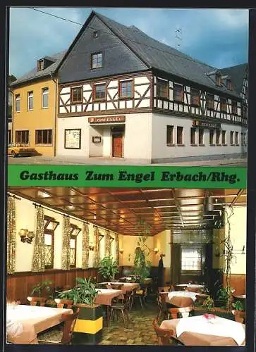 AK Eltville-Erbach /Rhg., Gasthaus zum Engel