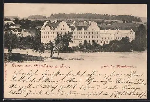 AK Neuhaus, Blick zum Kloster Neuhaus