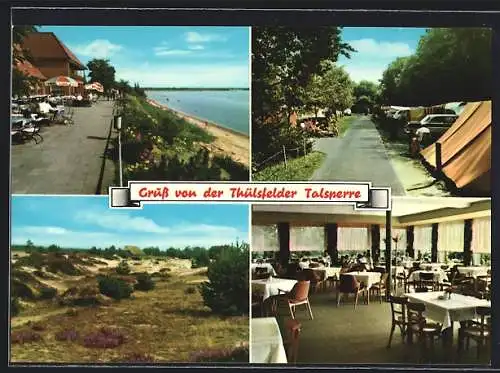 AK Thüle / Cloppenburg, Hotel Seeblick an der Thülsfelder Talsperre