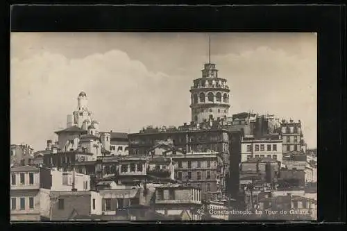 AK Constantinople, La Tour de Galata