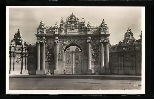 AK Konstantinopel, Eingang zum Sultanspalast