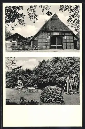 AK Hude / Oldenburg, Gasthaus Zum drögen Schinken