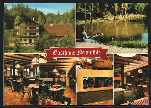 AK Gschwend / Württ., Gasthaus Neumühle, Bes. K. Sanwald