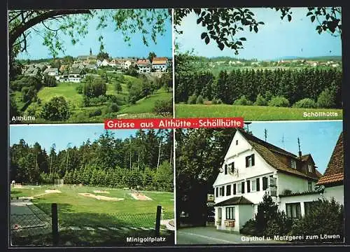 AK Althütte-Schöllhütte, Gasthof und Metzgerei Zum Löwen