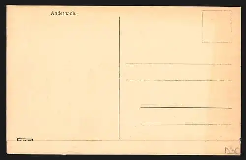 AK Andernach, Ortsansicht mit Häusern