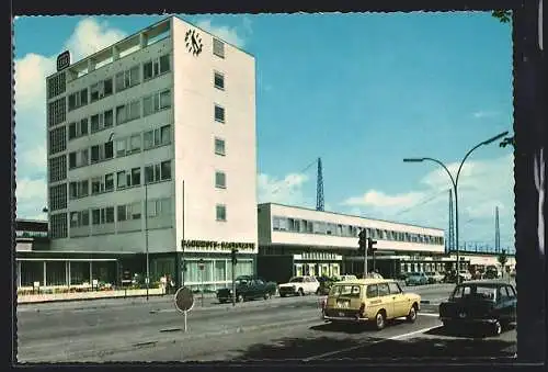 AK Kehl am Rhein, Hauptbahnhof, Bahnhofs-Gaststätte, Reisebedarf