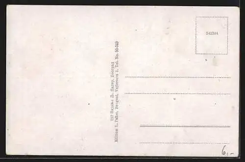 AK Belgrad, Panorama, Strassenbahn