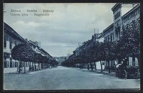 AK Zemun / Semlin / Zimony, Glavna ulica, Hauptgasse