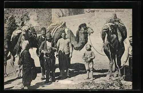 AK Smyrne, Chameaux déchargés