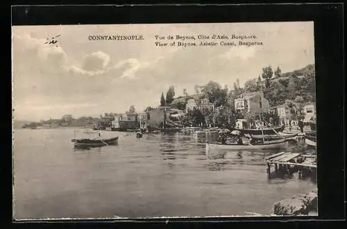 AK Constantinople, Bosphore, Vue de Beycos, Côte d`Asie