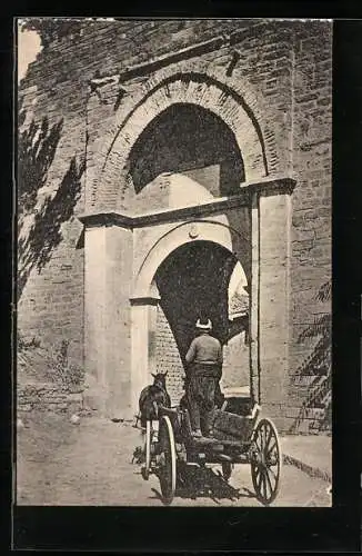 AK Constantinople, Porte principale des Sept Tours