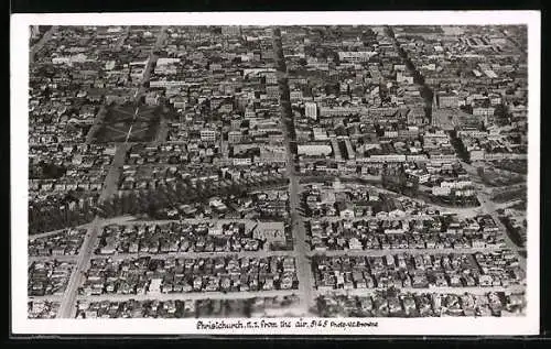 AK Christchurch, The Town from the air
