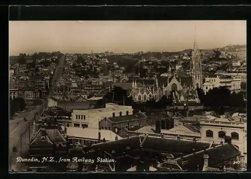 AK Dunedin, View from Railway Station