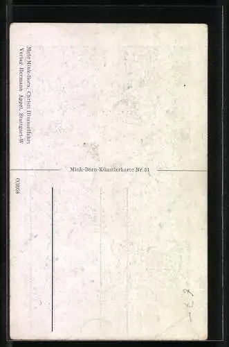 Künstler-AK Christi Himmelfahrt, Bibelszene