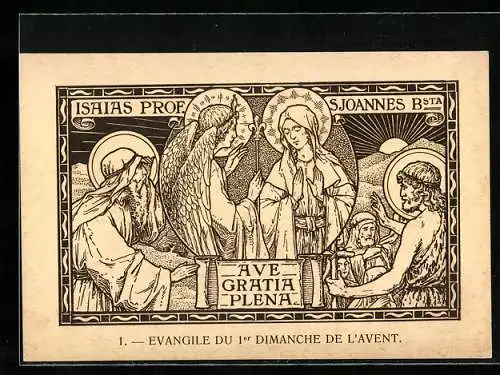 AK Evangelie du 1er Dimanche de L`Avent