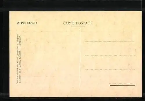 Künstler-AK Szenen aus der Bibel 52., Evangile du 17me Dimanche apres la Pentecote