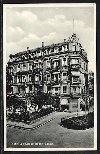 AK Baden-Baden, Hotel Drei Könige