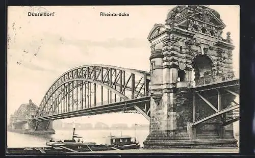 AK Düsseldorf, Rheinbrücke