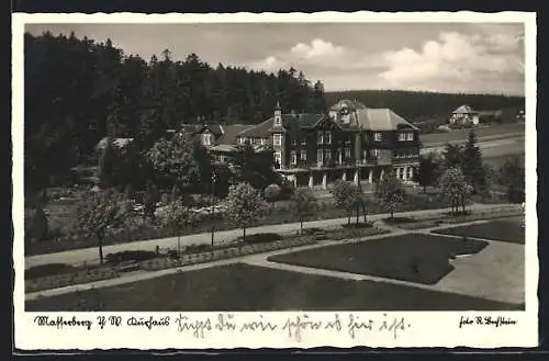 AK Wasserberg, Blick zum Kurhaus
