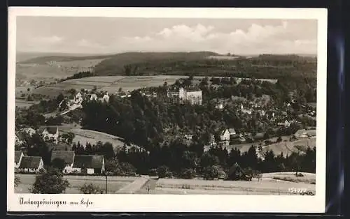 AK Untergröningen am Kocher, Ortsansicht mit Blick ins Land