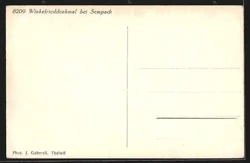 AK Sempach, Winkelrieddenkmal