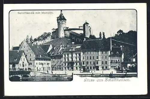 AK Schaffhausen, Schifflände mit Munoth